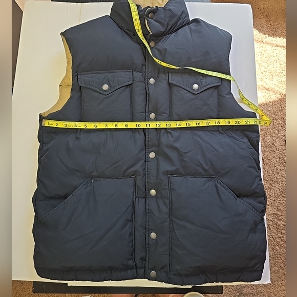 J Crew Expedition Down Filled Mens Size Large Boulder Vest - Picture 4 of 10